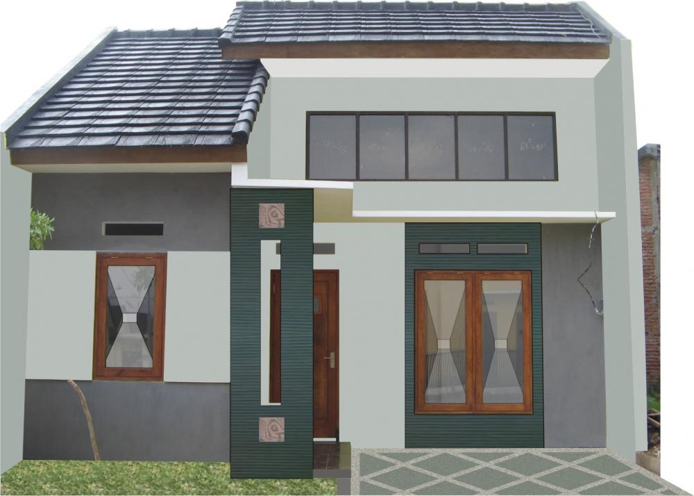 Contoh gambar  desain  rumah  minimalis  type  45  1 dan  2 