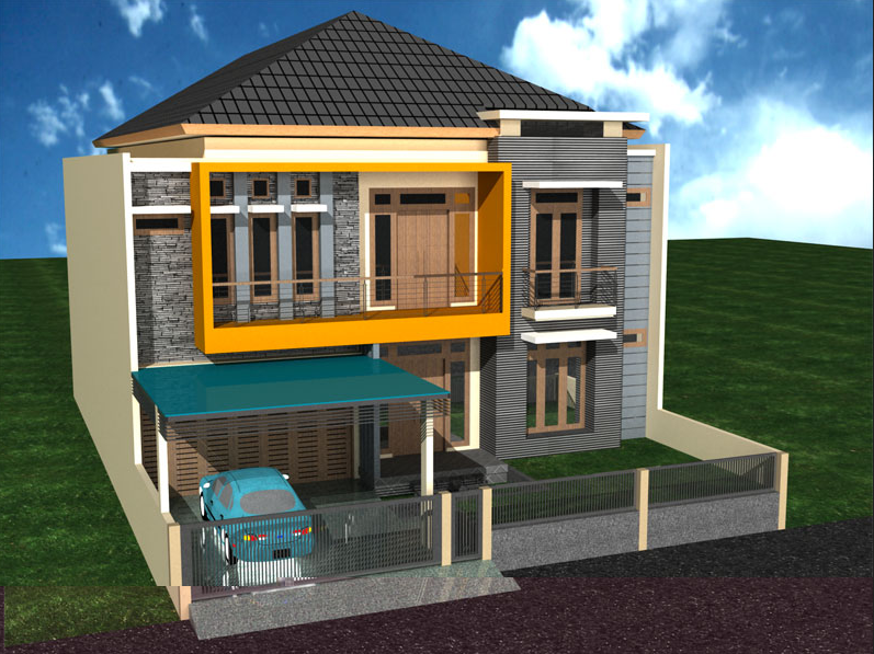 Koleksi Foto Desain Rumah Minimalis 2 Lantai Tampak Depan Dan Belakang Desain Rumah Perumahan