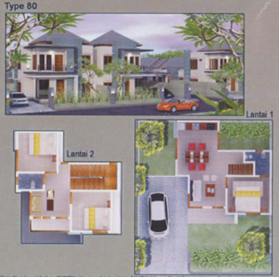 kumpulan gambar contoh desain rumah minimalis 2 lantai