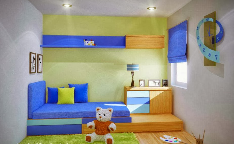 Ide desain  interior kamar tidur anak  minimalis yang nyaman 