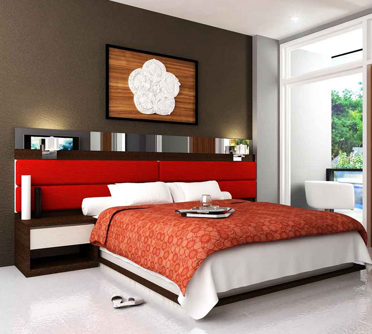 desain interior kamar tidur utama minimalis