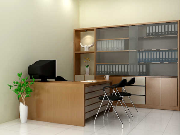 Contoh gambar desain desain interior kantor sebagai sumber 